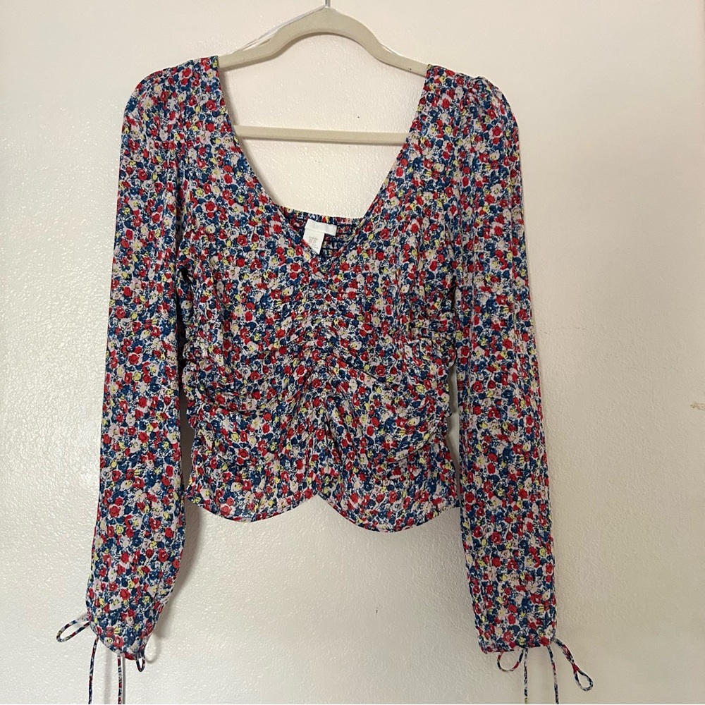 H&M Multicolor Floral Blouse
